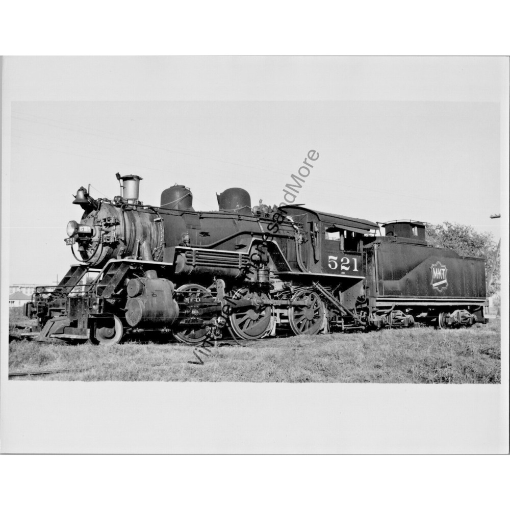 VTG 1950 Missouri Kansas Texas Railroad 521 Steam Locomotive Belton, TX. T1-51